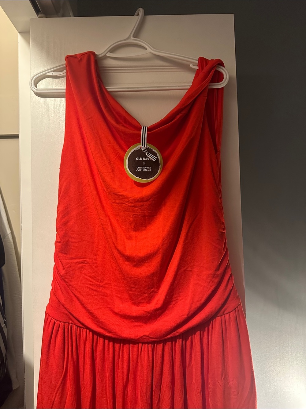 Old Navy One-Shoulder Red Women's Dress